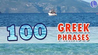 Learn 100 Common Greek Phrases for Tourists amp Beginners [upl. by Layney]