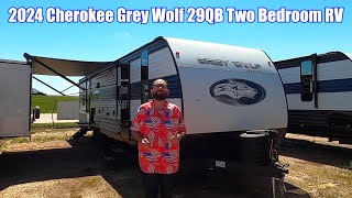 2024 Forest River Cherokee Grey Wolf 29QB Two Bedroom Travel Trailer [upl. by Lamoureux]