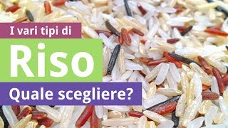 Tipi di Riso Bianco Integrale Basmati Nero Rosso o Parboiled Ecco le Differenze [upl. by Ahsoym]