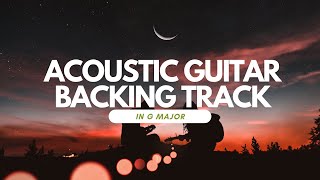 Acoustic Guitar Backing Track In G Major [upl. by Selmner598]