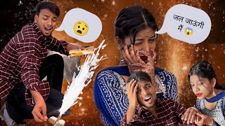 Diwali prank on sonal 🥲 ptakho se jal gya abhi 😭 rone lag gyi 💔 [upl. by Yttam]