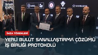 Yerli Bulut Sanallaştırma Çözümü İş Birliği Protokolü  SSB  HAVELSAN  TÜBİTAK [upl. by Aleel]