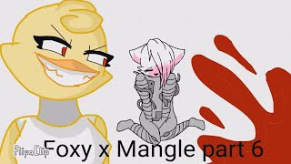 Foxy x Mangle part 6 blood warning [upl. by Ahsiemaj243]