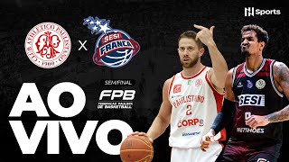 AO VIVO E COM IMAGENS  PAULISTANO x SESI FRANCA  JOGO 1  CAMPEONATO PAULISTA DE BASQUETE [upl. by Frodi]