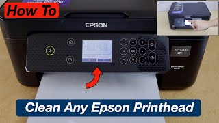 How To Clean Printhead of Any Epson Printer with Screen [upl. by Blatman349]