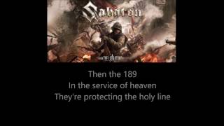 Sabaton  The Last Stand Lyrics [upl. by Ilahtan]