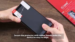 How to apply iCarez PET screen protector on Cell Phone with the supplied easy installation kit [upl. by Nehgaem]