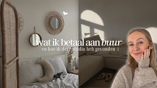 HOE IK EEN STUDIO VOND IN MIJN EENTJE  verhuisvlog 🌙 [upl. by Mharg]