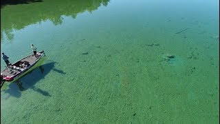 Fishing Incredibly Clear Water For BIG Bass [upl. by Laufer114]