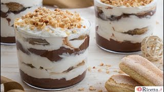 Nutella Tiramisù  das italienische Rezept einfach und lecker ohne Eier [upl. by Hooge]