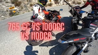 Daytona 765 vs S1000RR vs RSV4 [upl. by Yemiaj488]