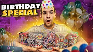 I Opened 500 Yugioh Products For MY BIRTHDAY [upl. by Hnacogn]