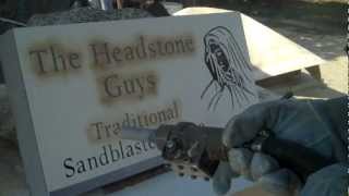 Traditional Sandblasting PERFECT Headstones [upl. by Anesor]