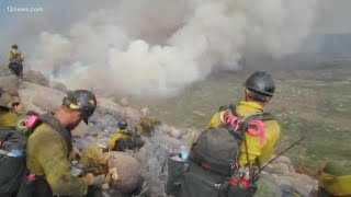 Tribute honors 19 Granite Mountain Hotshots killed in Yarnell Hill Fire [upl. by Conny]