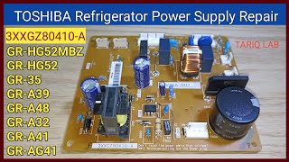 TOSHIBA Refrigerator Power Supply Repair [upl. by Leisam]