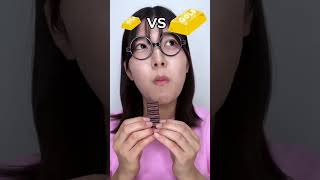 Big chocolate vs small chocolate shortvideo shortsfeed shorts shortsviral [upl. by Ause105]