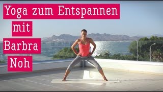 Yoga zum Entspannen am Abend mit Barbra Noh  Yoga für Anfänger  Entspannungsyoga [upl. by Eelarac]