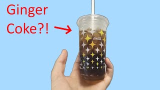 New  McDonald’s Japan Drink – Coke Dry Ginger Review [upl. by Ytomit888]