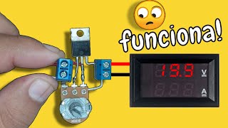 QUE SENCILLO regulador de VOLTAJE HICE con un MOSFET [upl. by Carlisle]