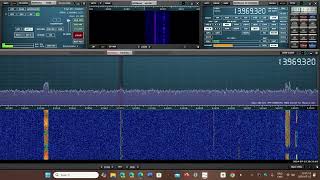 F06 FSK digital Russian Spy number station from Russian transmitter 13970 kHz Shortwave [upl. by Eynobe]