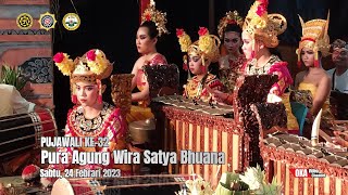 PERFORMANCE  Piodalan Ke32 Pura Agung Wira Satya Bhuana Paspampres Tanah Abang [upl. by Alicec207]