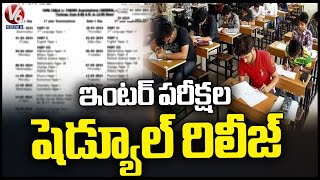 Telangana Intermediate Exam Timetable 2024 Released  V6 News [upl. by Singleton]