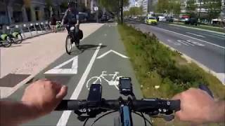 Lisbon Bike Ride  Merida Speeder 400 2018 [upl. by Olivann808]