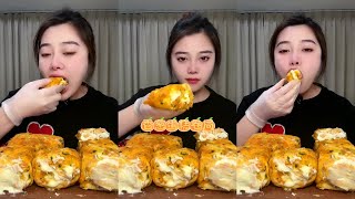 The BEST Tiramisu Cake Eating Dessert Mukbang Eating Tiramisu [upl. by Icyak447]