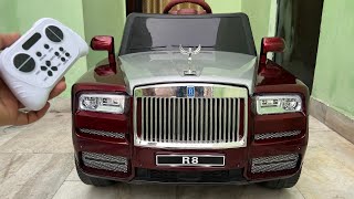 RC RollsRoyce Car Unboxing amp Testing  The Power Wheels Ride on RollsRoyce Car  Shamshad Maker🔥🔥 [upl. by Martijn668]