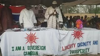 Gambia PDOIS Party Congress 2018  Clip 4 Halifa Sallahs Speech [upl. by Ailed]