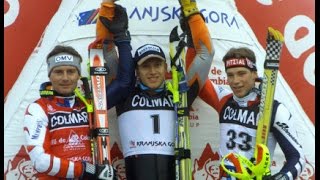 Jure Košir wins slalom Kranjska Gora 1999 [upl. by Aleyak]