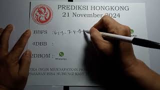 HONGKONGPREDIKSI HK 21 NOVEMBER 2024  BOCORAN TOGEL HONGKONG MALAM INI  RUMUS KEPALA EKOR HK JITU [upl. by Tletski]