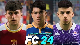 FC 24  ALL SERIE A PLAYERS REAL FACES [upl. by Reiner]