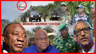 ONU ISHINJA RDF GUSHAKA KURASA DRONE YAYO M23 YIGAMBA KURI FARDC RAMAPHOSA YONGERA INGABO MURI RDC [upl. by Munford221]