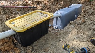 20 Tote septic system for your cabinRV cheap amp easy [upl. by Thrift123]