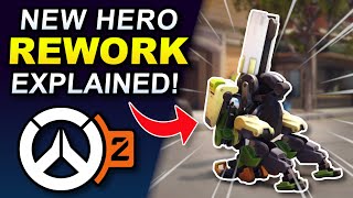 Overwatch 2  CRAZY New Bastion amp Sombra Reworks Explained [upl. by Nrol]