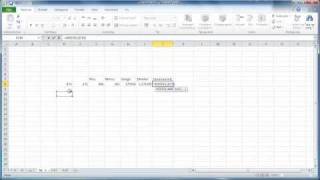 Excel Tutorial Del 03 Ark og Formler Dansk [upl. by Assirralc]