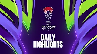 AsianCup2023 Daily Highlights Feb 4 [upl. by Milburn]