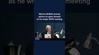 Warren Buffett reveals advice he gave himself as he wraps the 2024 meeting [upl. by Scrogan]