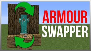 Minecraft 114 Redstone Tutorial  Armour Stand Swapper [upl. by Akeemat435]