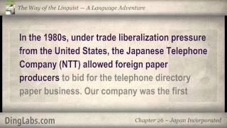 26 The Linguist by Steve Kaufmann  A Language Adventure  Japan Incorporated [upl. by Lacey]