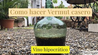 Como hacer VERMUT casero [upl. by Aiuqcaj]