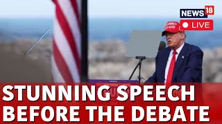 US News Live  Trumps Presidential Speech Live  Trump In Vegas Live  Trumps Latest Speech  N18G [upl. by Eaner35]