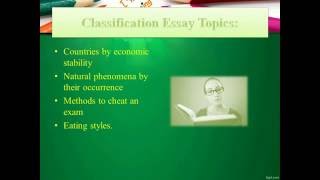 Classification Essay Prompts [upl. by Htenaj49]