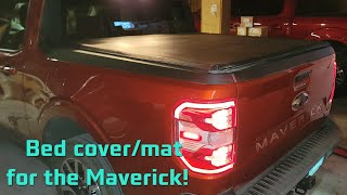 Ford Maverick tonneau cover install roll up [upl. by Fariss]