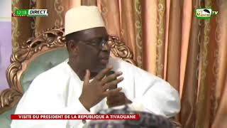 🛑 GAMOU 2023  DISCOURS DU PRÉSIDENT MACKY SALL CHEZ LE KHALIF GÉNÉRAL [upl. by Sawyer]