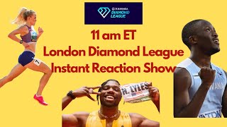 Keely Hodginson Matthew HudsonSmith NRs Noah Lyles Over Tebogo London Diamond League Recap [upl. by Etep]