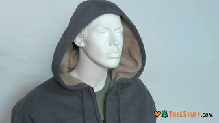 Dickies Sherpa Lines Fleece Hoodie  TreeStuffcom 360 View [upl. by Eillor154]