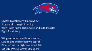 University of Massachusetts Lowells Fight Song quotRiver Hawk Pridequot [upl. by Gustin380]