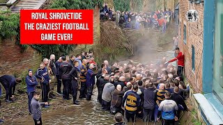 Royal Shrovetide Football 2024  the craziest football game [upl. by Anaitak848]